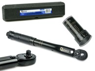 GEKO Momentni ključ 1/4" 5-25 Nm Black HD, crna